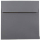 JAM Paper Enveloppes carrées format invitation avec fermeture gommée, 6 x 6 po, gris foncé, 1000/paquet-Gris foncé