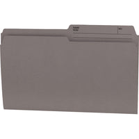 Hilroy - Chemises de classement, gris, format légal, 9 po x 14 7/8 po, paquet de 100-Chemise à dossier de format légal