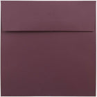 JAM Paper Enveloppes carrées format invitation avec fermeture gommée, 8 1/2 x 8 1/2 po, bourgogne, 1000/paquet-Bourgogne