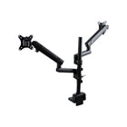 StarTech - Bras pour moniteur double à montage sur bureau-Finition aluminium et noir mat