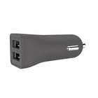 Basic Tech - Chargeur allume-cigare double USB, Charbon-Protection contre la surcharge