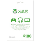 XBOX â€“ Carte-cadeau de 100 $-Les récompenses Air Miles ne s'appliquent pas sur l'achat de cartes-cadeaux.
