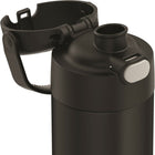 Bouteille Funtainer de Thermos, 470ml Noir Mat-Extérieur résistant à la condensation