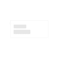 Deluxe - Enveloppes de sécurité autocollantes à double fenêtre, 9 po x 4-1/8 po, paq./500 (WC771-500)-Blanc nº 24