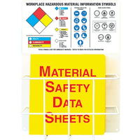 Accuform Signs - Panneaux De Style Panier Pour Matières Dangereuses, Anglais, Compris Reliures-Reliures comprises/non comprises Compris