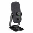 JLab - Audio Go Talk Microphone USB - Noir-Câble d'entrée USB/USB-C de 5 pieds pour brancher votre appareil et faire fonctionner votre enregistrement sans tracas