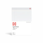 TRU RED - Bloc-notes à réglure large, 8,5 x 11,75 po, blanc, 50 feuilles/bloc, paquet de 12-Taille des feuilles : 8,5 x 11,75 po