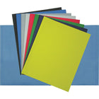 Porte-document à deux pochettes Hilroy, format lettre, noir-Peut contenir jusqu'à 100 feuilles de papier de format lettre (50 par pochette)