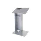 Urbann Lutrin K1 sans roulettes - aluminium - gris clair-1 tablette intérieure 242 mm x 298 mm (9-1/2" x 11-1/2")