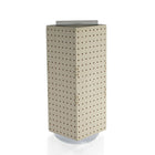 Azar Displays – Présentoir à panneaux perforés emboîtables à 4 côtés, 20 x 8 x 8 (po), amande (703385-ALM)-Dimensions : 20 long. x 8 larg. x 8 prof. (po)