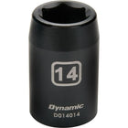 Dynamic Tools – Douille pour clé à choc, 6 pans, longueur standard de 32 mm, métrique, à prise de 1/2 po-Taille : 32 mm