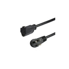StarTech - NEMA 5-15R à NEMA Right-Angle 5-15P Flat Extension Cord, 3 '(PAC101R3)-Maximisez l’espace sur votre multiprise, votre parasurtenseur ou votre prise murale