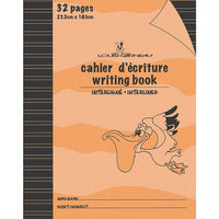 Louis Garneau - Cahiers d'écriture avec interlignes, 9 1/4 po x 7 1/4 po, 32 pages, orange, paq./48-Cahiers d'écriture avec interlignes, couverture laminée et papier épais