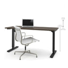 Bestar – Table motorisée à hauteur réglable, 30 po x 60 po, Antigua (65867-52)-Le mécanisme répond aux ou dépasse les normes de performance ANSI/BIFMA.