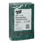 Tampon à récurer pour travaux moyens Scotch-Brite, H-97, 152 x 229 mm (6 x 9 po)-Résiste à la dégradation causée par l’exposition à l’eau chaude, aux détergents et aux liquides de nettoyage normaux