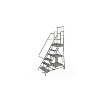 Tri-Arc – Échelle roulante pour la cueillette de marchandise, 24 x 60 po, 6 paliers, à perforations (KDSP106246)-Matériau du cadre : Acier