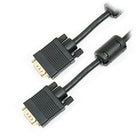 BlueDiamond – Connecteurs VGA ferrite True 15 broches M/M haut de gamme, 6 pi (80193)-Le câble du moniteur vidéo comporte deux connecteurs HD15 mâles offrant une connexion VGA de haute qualité avec protection contre les interférences