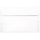 JAM Paper Enveloppes A9 doublées, blanc/rouge, 250/paquet-Intérieur vierge où écrire un mot personnalisé