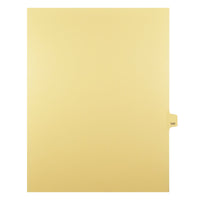 Markmaker - Intercalaires imprimes Legal, Chamois, 1/25th coupe, format lettre, sans trous, 25 tabs/PQT, 5 PQT/Boite, Numero 141-Intercalaires imprimes Legal