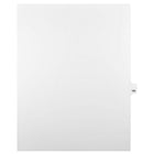 Mark Maker – Onglets séparateurs juridiques blancs, 1/25 onglets, format lettre, sans trous, numéro 165, 25/paquet-Onglets séparateurs blancs, 1/25 onglets