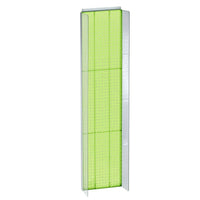 Azar Displays - Présentoir Powerwing à panneau perforé, 14 x 60 po, vert (700354-GRE)-En plastique de couleur verte
