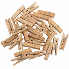 JAM PAPER - Pinces à linge 1.5", Naturel, Paquet de 30-Taille : 1,5 pouces