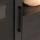 Sauder - 433265 La Collection Tiffin Line Crédence - Finition Raven Oak - 2 boîtes-Conforme à la norme BIFMA x5.9 pour la sécurité, la durabilité et la performance structurelle.