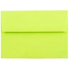 JAM Paper Enveloppes format livret de teinte claire avec fermeture gommée, 4 3/4 x 6 1/2 po, vert lime, 1000/paquet-Vert lime