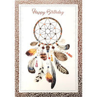MILLBROOK - Carte de souhaits Enveloppes - 5-3/8 po L x 7-3/4 po H - Plumes multiples - Paquet de 18-Cartes de qualite style boutique