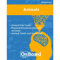 Livre numérique : Animals for Elementary Students (format PDF, téléchargement pour 1 utilisateur), 3 sujets, ISBN 9781630960612-1