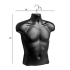 Eddie's - Formes suspendues pour hommes - Plastique dur - Noir - Paquet de 2 (155738-2)-Noir