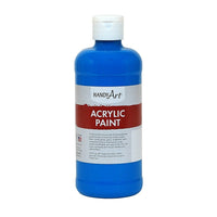 Handy Art - Peinture acrylique pour élève, bleu cobalt, 16 oz (RPC101055)-Peinture en acrylique qui peut être utilisée sur la plupart des surfaces