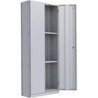 Metalware – Étagère enclenchable RK894, 4 tablettes, 36 x 18 x 88 po, gris pâle-Système de tablettes ajustables offrant un espace de rangement solide, mais économique qui convient à vos besoins