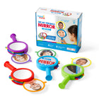 Hand2Mind - Voir mes miroirs de sentiments, ensemble de 4-Le miroir adapté aux enfants aide les enfants à reconnaître et à s'identifier à différentes émotions illustrées en eux-mêmes et chez les autres