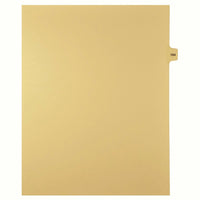 Markmaker - 25 tabs/PQT,5 PQT/Boite, Intercalaires imprimes Legal, Chamois, 1/15th coupe| format lettre, sans trous, Numero 184-Intercalaires imprimes Legal