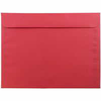  JAM Paper - Enveloppes Colourées pour catalogue de livrets 9 x 12 - Rouge recyclé - Paquet de 100-Couleur: Brite Hue Noël Rouge
