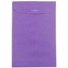 JAM Paper - Enveloppes Colourées pour catalogue à extrémité ouverte - 6 x 9 - avec fermeture à fermoir - Violet violet recyclé - paquet de 50-Taille: 6 x 9 pouces