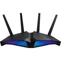 Routeur de jeu Wi-Fi 6 bibande ASUS RT-AX82U AX5400 avec processeur tri-cœur 1,5 GHz et 512 Mo de RAM-4 x 10/100/1000 Mb/s Gigabit Ethernet (RJ45) (Console) , 1 x 10/100/1000 Mb/s Gigabit Ethernet (RJ45) (liaison montante)
