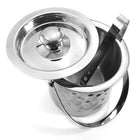 Tannex - Seau à glace Cosmo concave, à double paroi, 6 po -Acier inoxydable à double paroi
