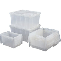 Orbis FlipakMC – Contenants de distribution,plastique polyéthylène (PE), 11,8 x 9,8 po, gris, 3/paquet-Le polypropylène (PP) est de la même famille que le polyéthylène