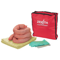 Zenith Safety Products – Feuille liée pour absorber l’huile, 15 x 17 po, lourd, bleu, 75/paquet-Type de déversement : Pétrole seulement