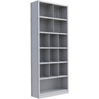 Metalware – Étagère enclenchable RK363, 7 tablettes, 36 x 12 x 88 po, gris pâle-Système de tablettes ajustables offrant un espace de rangement solide, mais économique qui convient à vos besoins
