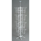 Eddies Hang-Up Display Ltd. Support tournant de brochures 32 poches - Blanc - 32 poches-Support de littérature