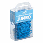 JAM PAPER - Trombone Geant Colore 2", Bleu bebe, 2 paquets de 75-Quantite : 2/paquet (75 par boîte)