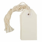 Jam Paper - Étiquettes Cadeaux avec Cordon - Mini - 2 3/4 po x 1 3/8 po - Blanc - 1000 Pack-Quantité : 1000 étiquettes par paquet