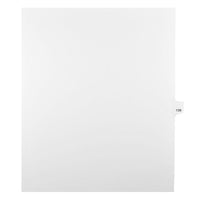 Mark Maker – Onglets séparateurs juridiques blancs, 1/25 onglets, format lettre, sans trous, numéro 139, 25/paquet-Onglets séparateurs blancs, 1/25 onglets