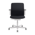 Humanscale Path - Chaise de travail - Cadre gris/Ecoknit noir doux-En appliquant les lois de la physique, notre mécanisme de gravité ajuste automatiquement le support d'inclinaison à chaque utilisateur, aucun levier ou bouton encombrant n'est nécessaire