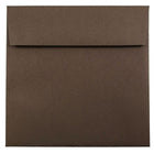 JAM Paper Enveloppes carrées de 7,5 x 7,5 po, brun chocolat, 1000/paquet (227912749b)-Enveloppes carrées pour invitation