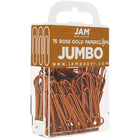 JAM Paper – Trombones géants, or rose, 3 paquets de 75, total de 225 (21832059b)-3