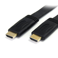 StarTech  Câble plat HDMI haute vitesse avec Ethernet, Câble HDMI Ultra HD 4K x 2K, HDMI vers HDMI, M/M, 25 pi-Économisez de l’argent et évitez le désordre en combinant un vidéo à bande passante et les connexions audio numériques en un seul câble